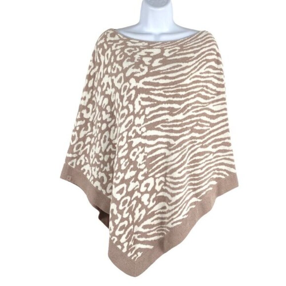Barefoot Dreams CozyChic‎ Ultra Lite Ocean Breeze Poncho Sweater NWT One Size